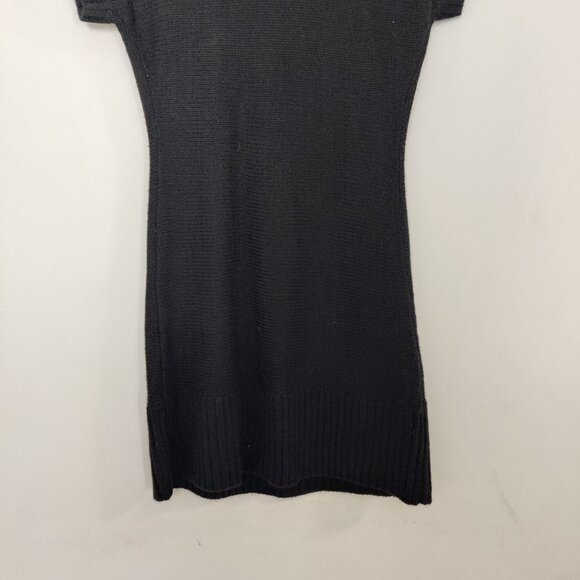 A/X Armani Exchange Women's Sweater Dress Size L Black Embellished Y2K Knitwear - Picture 2 of 8